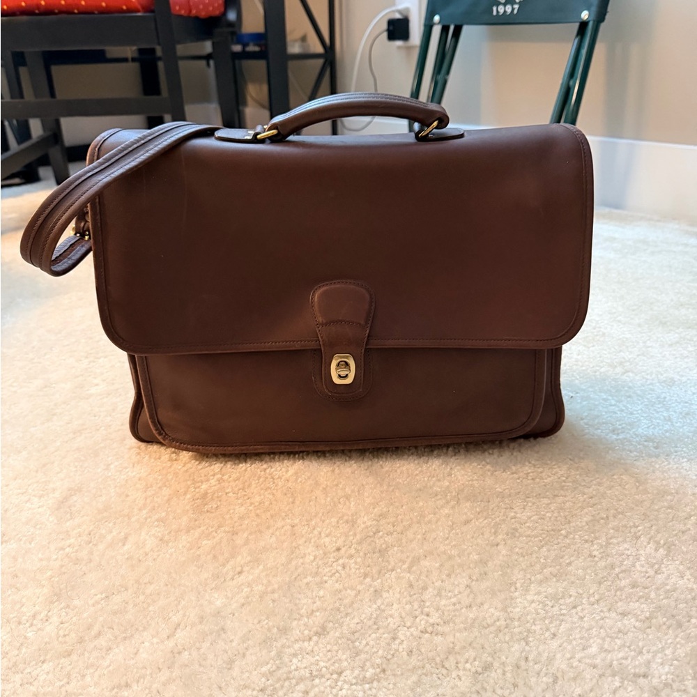 Vintage Coach Metropolitan Leather Laptop Bag